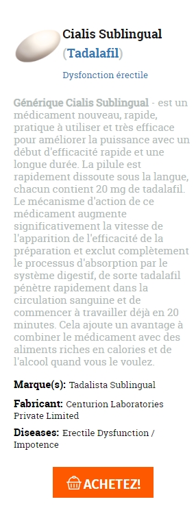 👉commander Cialis Sublingual pas cher💊