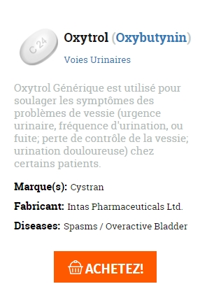 Oxytrol generique sans ordonnance