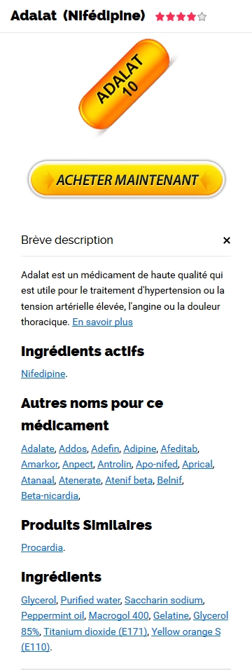 Achat Adalat 30 mg En Ligne Securisé