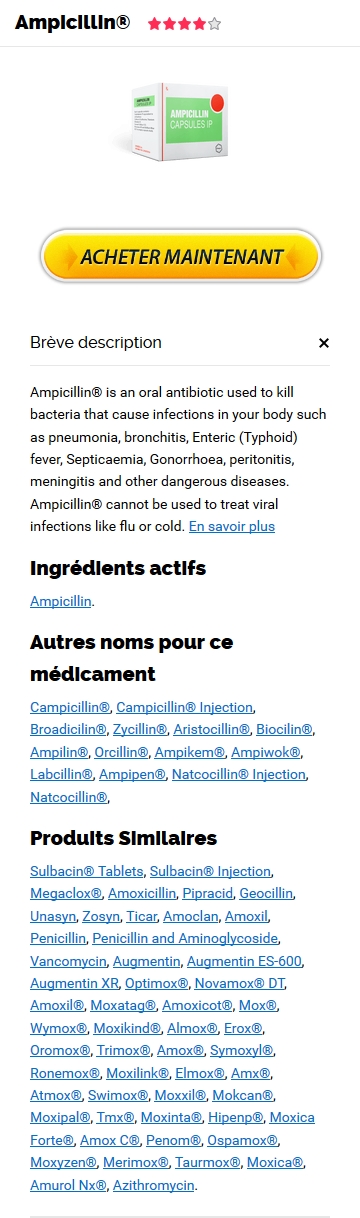 Vente De Ampicillin 250 mg En Ligne