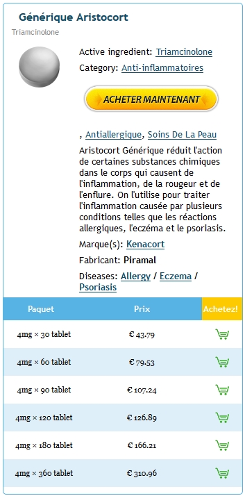 Acheter Aristocort 4 mg En Ligne En France