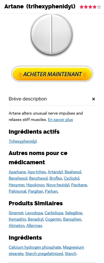 Prix Du Artane En Pharmacie France