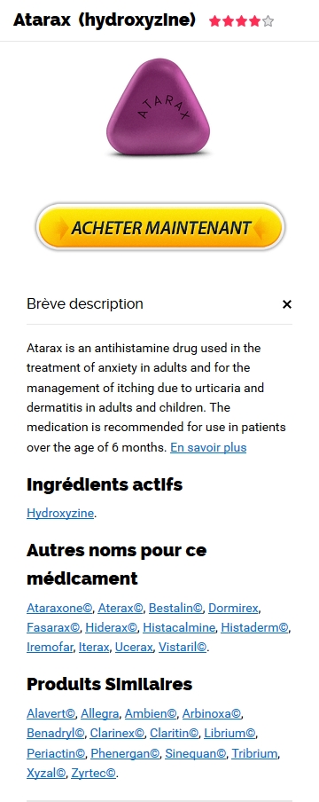 Achat De Atarax 10 mg En Ligne