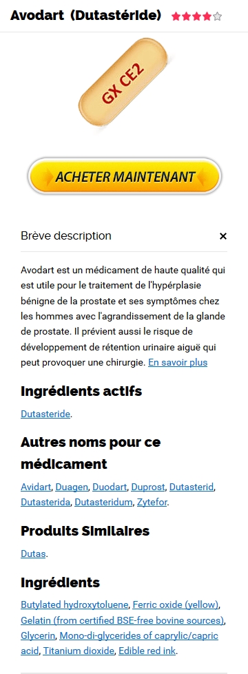 Acheter Du Avodart 0.5 mg Pas Cher