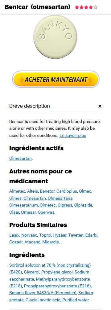 Benicar 40 mg Prix En Pharmacie