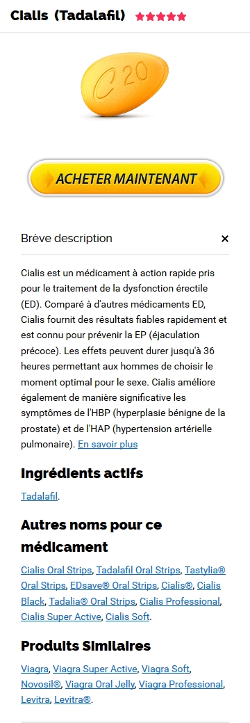 Prix Cialis 2.5 mg En France