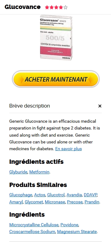 Achat Du Glucovance 500 mg