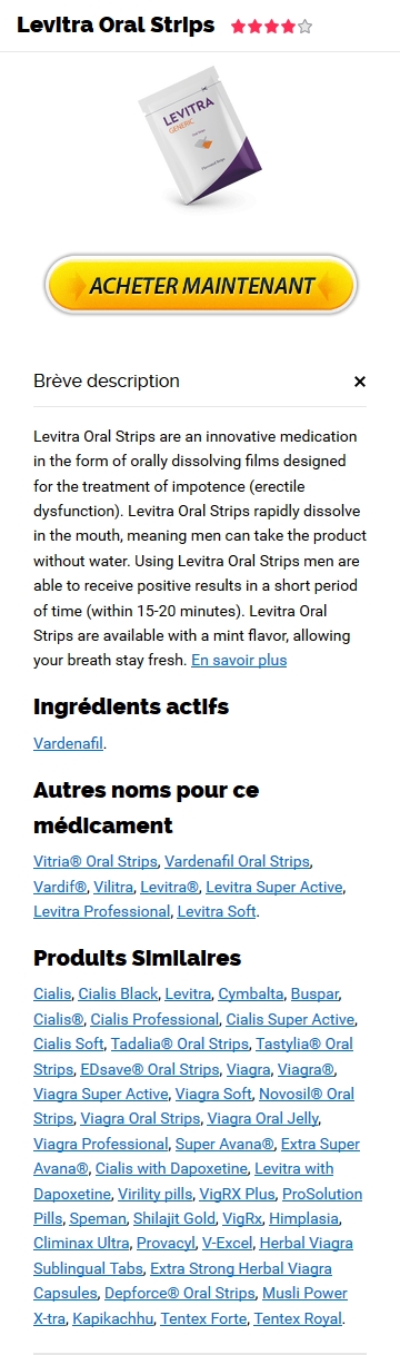 Acheter Levitra Oral Jelly Générique