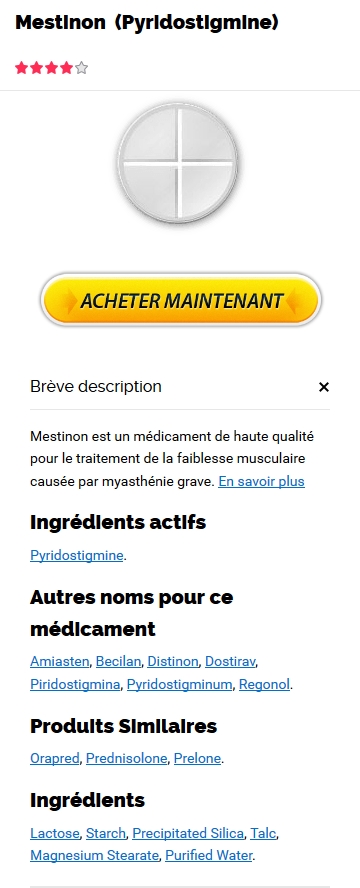 Vente Mestinon 60 mg En France