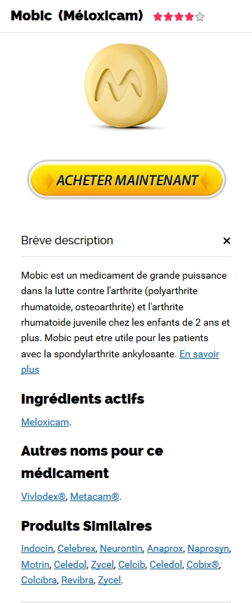 Achat Générique Mobic En France