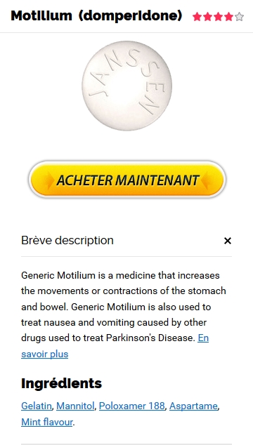 Acheter Générique Motilium France