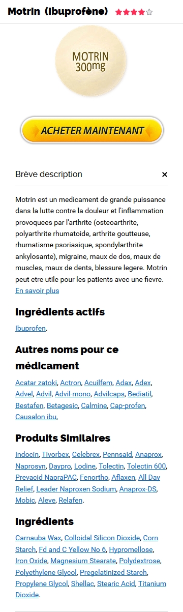 Acheter Motrin Pharmacie France