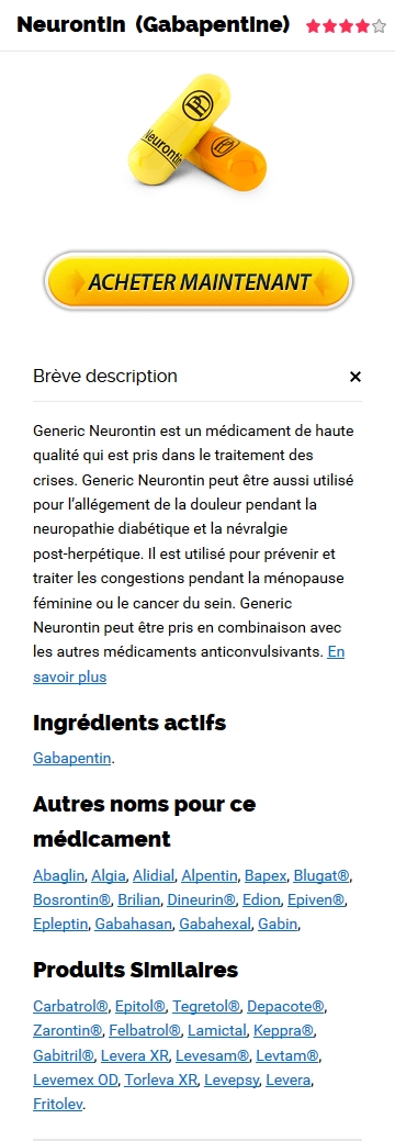 Neurontin 600 mg Prix En France