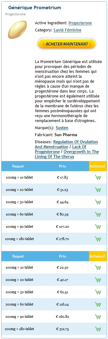 Pharmacie En Ligne France Prometrium Générique