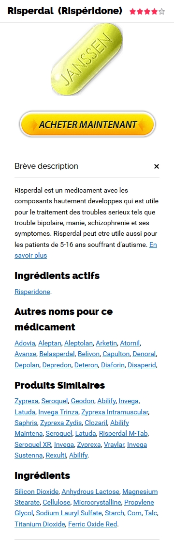 Risperidone Comparaison