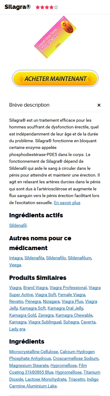 Achat Silagra 100 mg En France