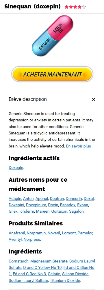 Sinequan 75 mg Générique En Pharmacie