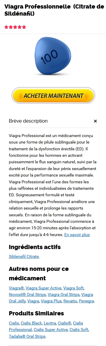 Acheter Professional Viagra Moins Cher