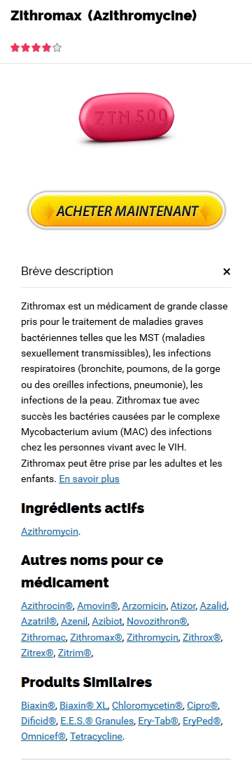 Zithromax 500 mg Pas Cher Livraison Gratuite