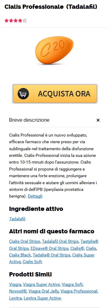 Migliore farmacia per l'acquisto 20 mg Professional Cialis in Prospect, OH