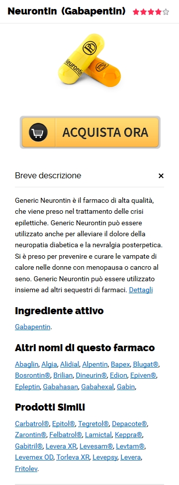 Basso costo Neurontin Generico in Verona, MS