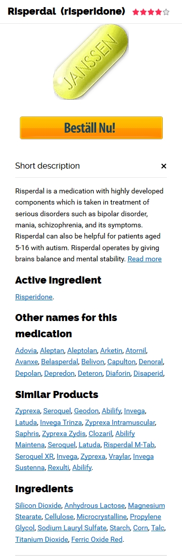 Köpa Risperidone 3 mg Lågt Pris