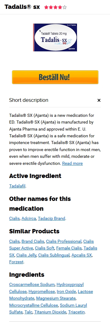Beställa Tadalafil 20 mg Billig