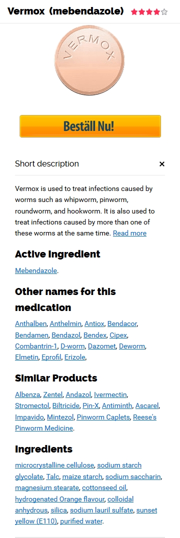 Beställa 100 mg Vermox Billig
