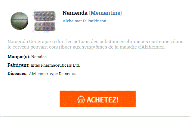 Vrai Memantine Acheter