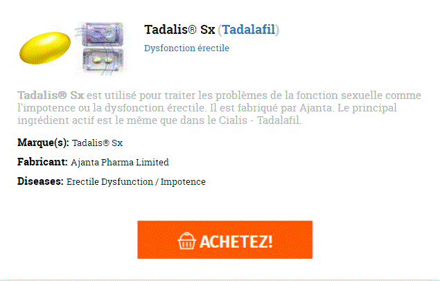 Tadalis sx pilule