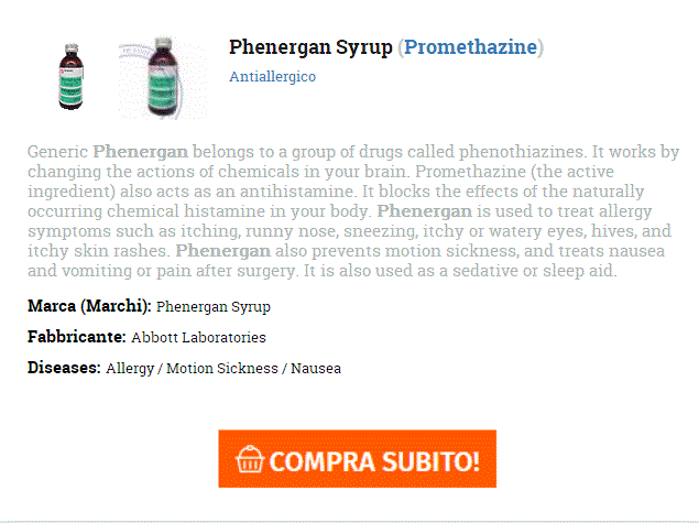 Comprare pillole di marca Phenergan Syrup online
