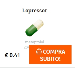 comprare pillole di marca Lopressor