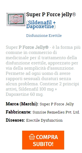 acquistare pillole Super P Force jelly a buon mercato