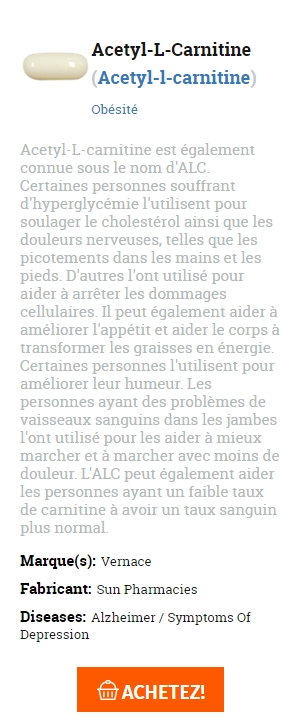 acheter du vrai Acetyl-L-Carnitine en ligne