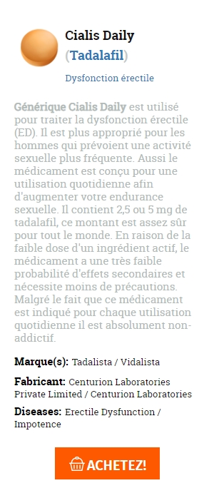 👉Cialis Daily acheter en ligne💊