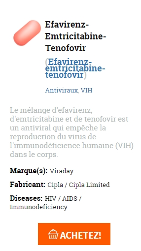 prix des pilules Efavirenz-Emtricitabine-Tenofovir