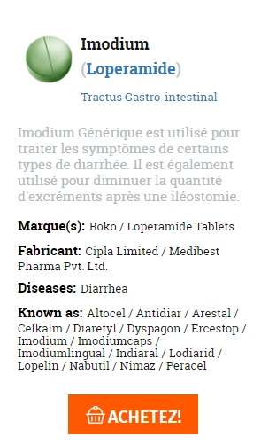 meilleur site pour acheter du Imodium