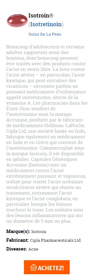 👉moins cher Isotroin generique💊