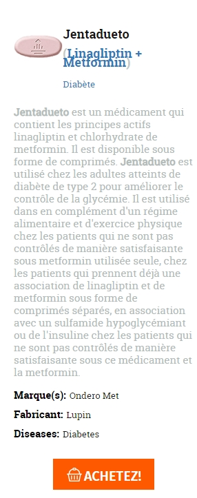 👉prix Jentadueto par comprime💊