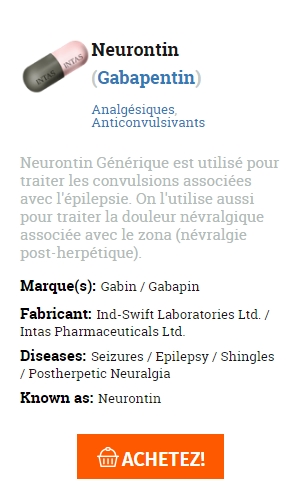 👉Neurontin en pharmacie prix💊