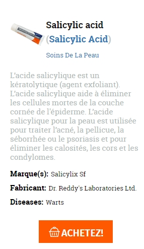 👉prix du Salicylic acid generique en pharmacie💊