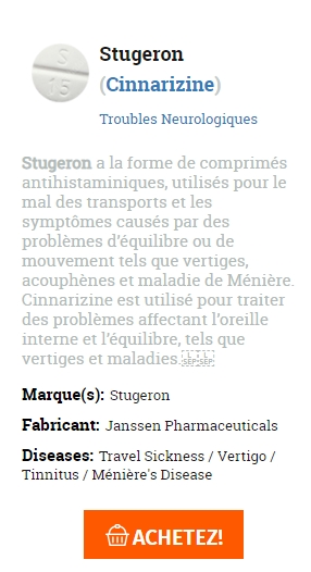 👉Stugeron en vente libre💊