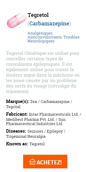 generique du Tegretol en pharmacie