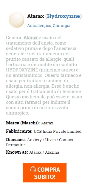 Atarax di marca a buon mercato