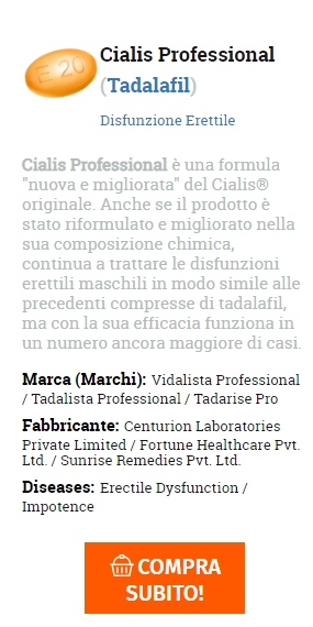 acquisto generico di Cialis Professional