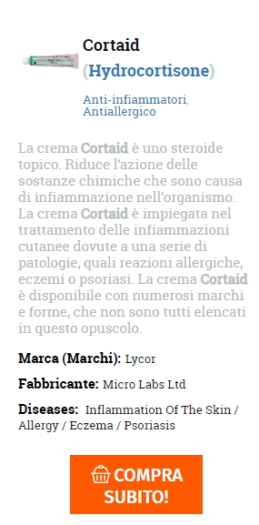 Hydrocortisone in vendita a buon mercato