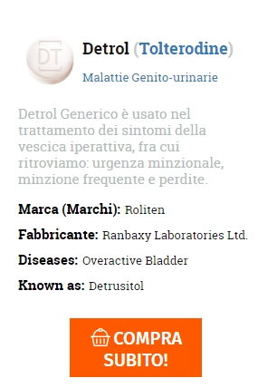 Tolterodine in vendita online