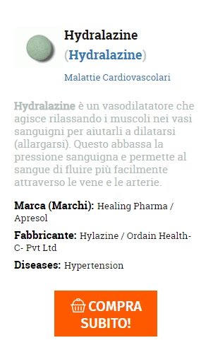 sconto Hydralazine generico