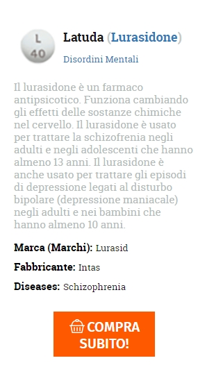 acquista il marchio Lurasidone