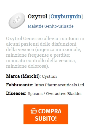 acquista pillole di Oxybutynin online